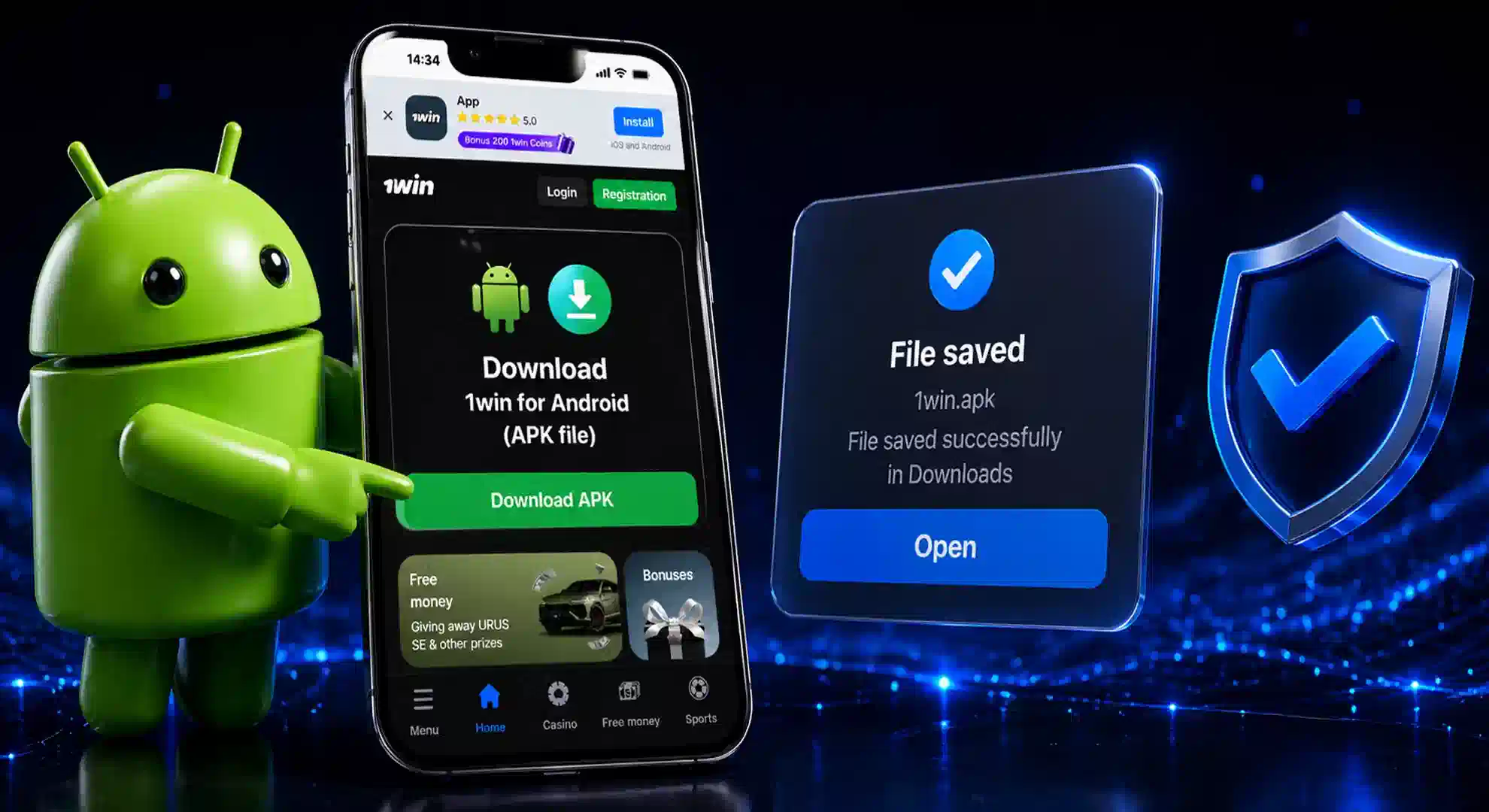 1win APK Download Latest Version for Android India