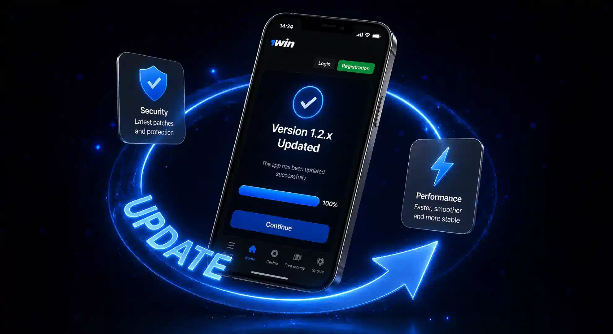 1win App Update Latest Version for Android and iOS India