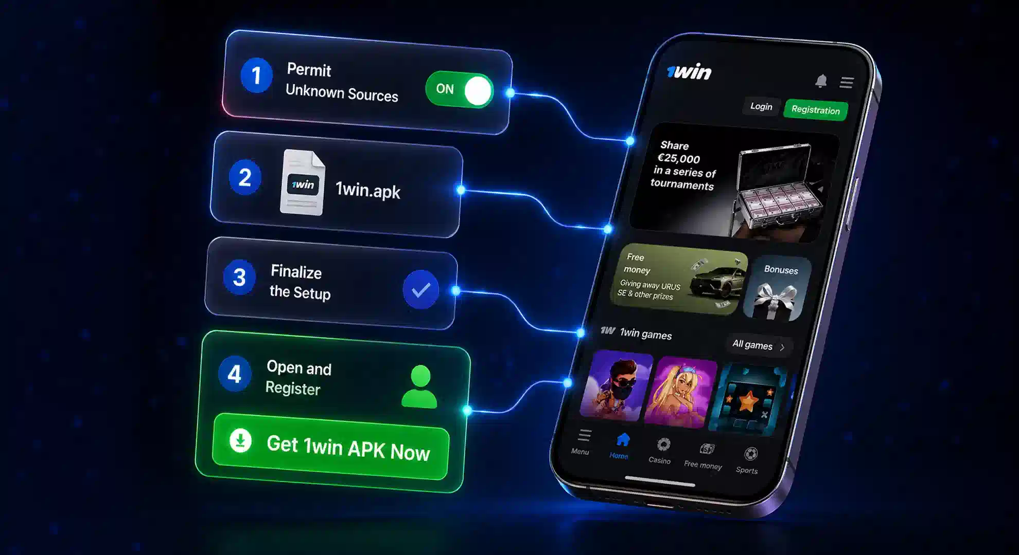 How to Install 1win App for Android APK in India Step By Step Guide