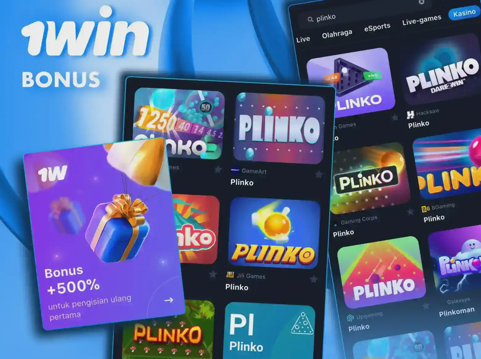 Bonuses and promo codes for Plinko game
